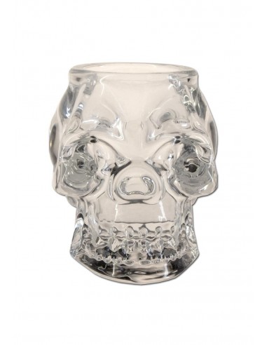 GLASS SKULL CANDLE HOLDER - TESCHIO IN VETRO PORTACANDELE