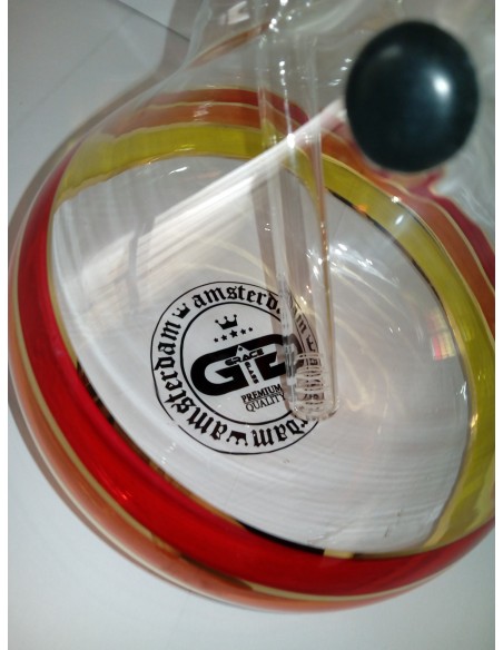 Grace Glass - Amsterdam - Percolator Ice Bong in Vetro - h:47cm - Colorato rosso Grace Glass - Amsterdam - Percolator Ice Bong in Vetro - h:47cm - Colorato rosso