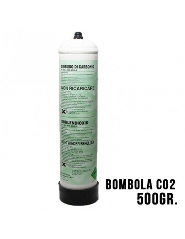 Bombola Co2 - Usa e Getta - Anidride Carbonica - 0.5Kg