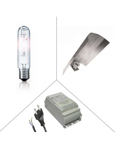 Kit Economy - Box 120x120x200 - Lampada 600w Hps per coltivazione indoor