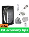 Kit Economy - Box 80x80x160 - Lampada 250w Hps per coltivazione indoor