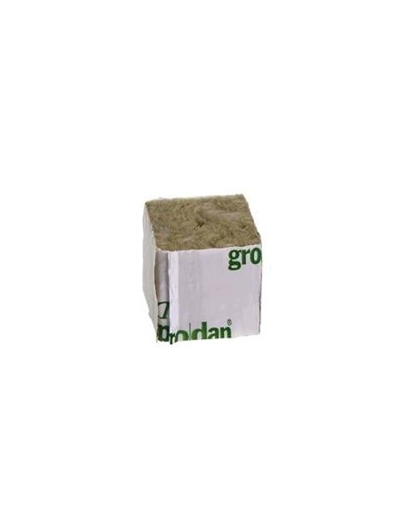 Grodan scatola - Cubetto Lana di Roccia - 4X4X4 - Per Germinazione e coltivazione idroponica, terra e cocco