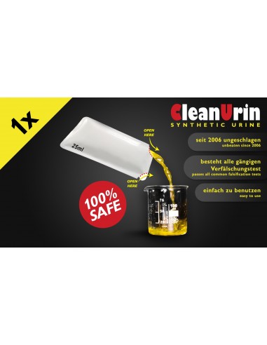 Clean U - Clean Urin - Busta di Urina Sintetica perfetta per test urina