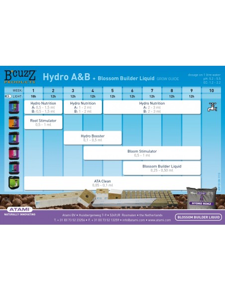 Atami - Blossom Builder - 1L stimolatore di fioritura PK