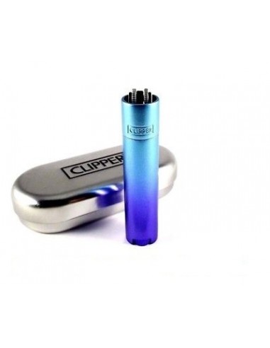 Clipper in Metallo - Clipper blue Gradient - Clipper metal con scatola