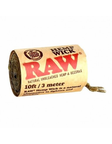 RAW - Stoppino in Canapa Cerata - Hemp Wick - 3m