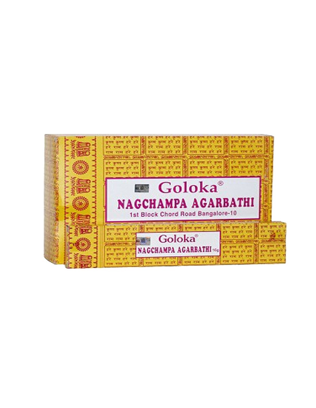 Incenso - Nag Champa Agarbathi - Goloka - Scatolina da 16g - Mix di Fiori