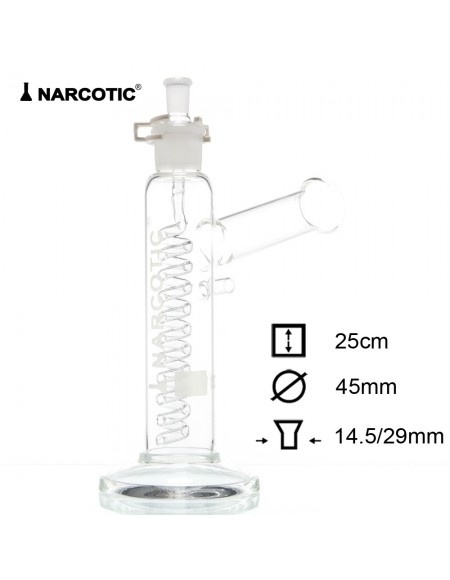 Bong in Vetro - Narcotic Dritto - h25
