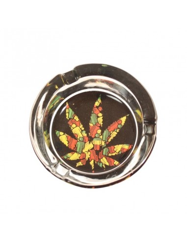 Posacenere in Vetro - Cannabis Leaves