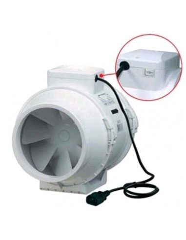 ASPIRATORE TTRV Ø 150 BIPOTENZA CABLATO + INTERRUTTORE - 405-520 MC-H COLTIVAZIONE INDOOR GROW SHOP 