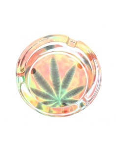 Posacenere in Vetro - Cannabis Leaves 2