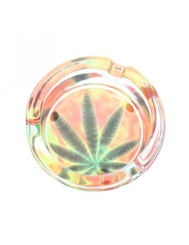 Posacenere in Vetro - Cannabis Leaves