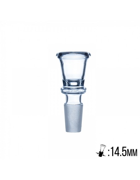 Braciere Conico in Vetro Trasparente - Ø14.5 mm Braciere Conico in Vetro Trasparente - Ø14.5 mm