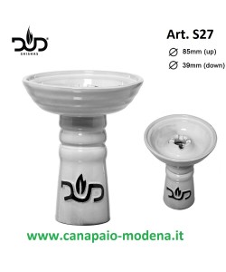 DUD Shisha - Braciere per Narghilè Grande Bianco - Ø 39mm