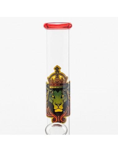 Bong in vetro Rasta Lion - h 28cm