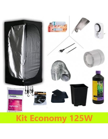 Kit Economy - Terra - Box 60x60x140 - Basso Consumo 125W