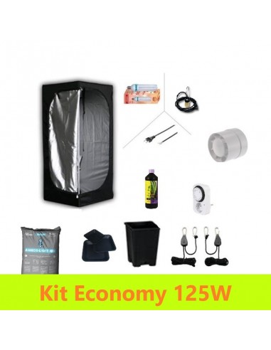 Kit Economy - Box 40x40x120 - Basso Consumo 125W