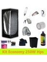 Kit Economy - Terra - Box 80x80x160 - Lampada Hps 250W