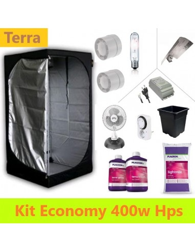 Kit Economy - Terra - Box 100x100x200 - Lampada Hps 400W