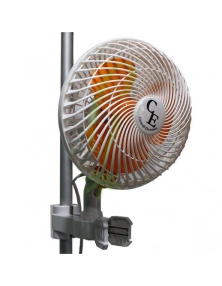 Cornwall Electronic - Ventilatore a Clip Oscillante - 20W - Clip per Grow Box