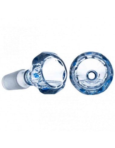 Braciere a Diamante Trasparente e Blu - Ø18