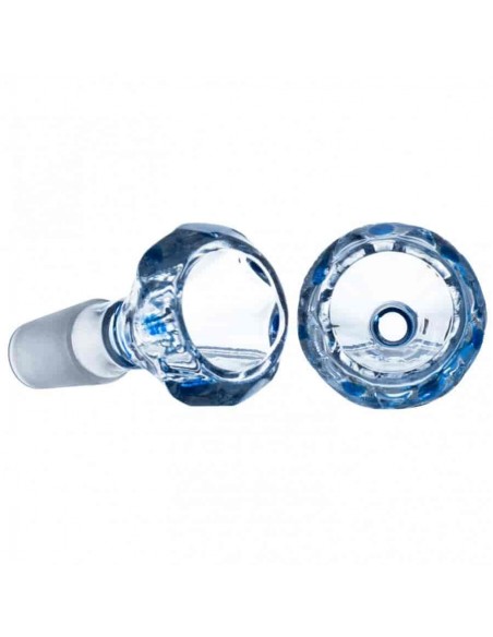 Braciere a Diamante Trasparente e Blu - Ø18